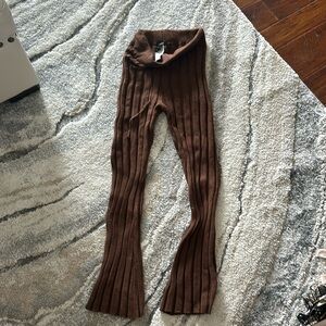 Forever 21 brown ribbed pants
